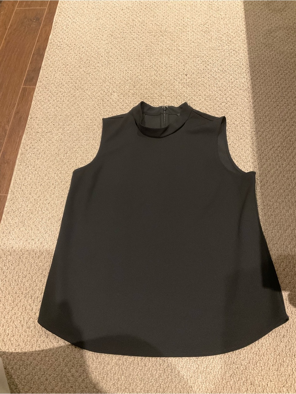 2 for $9 Sleeveless Mock Neck Black Top - Classic Womens Top